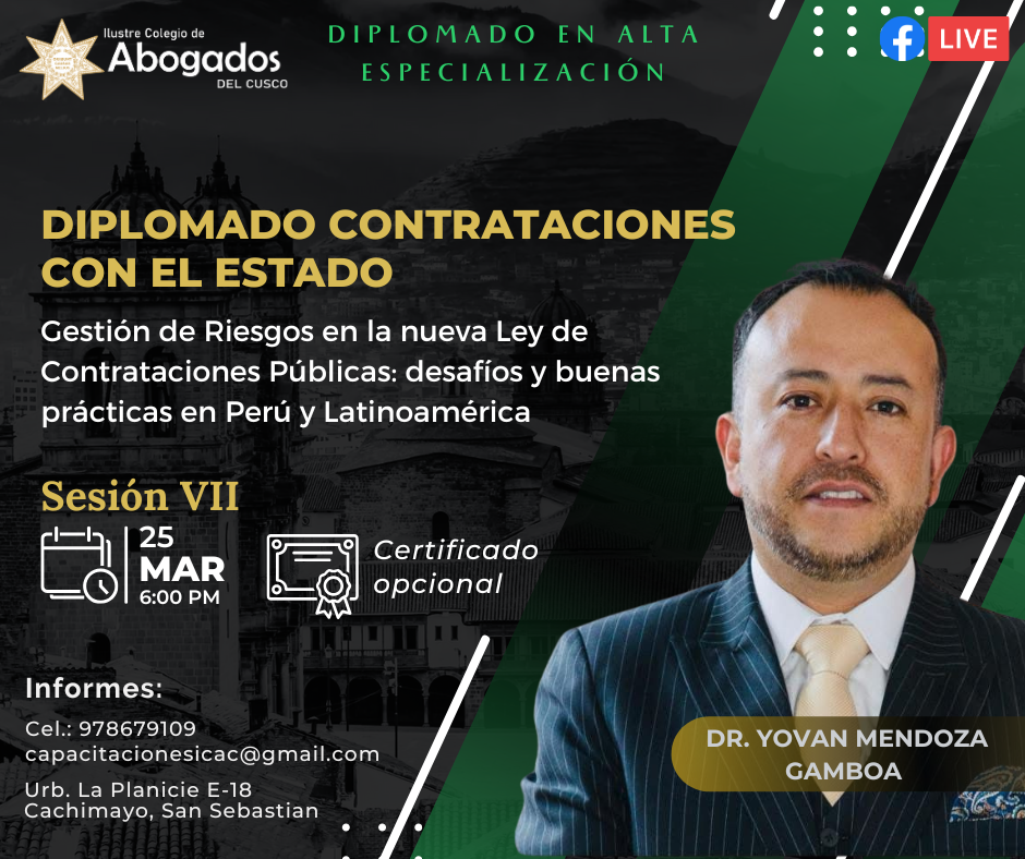 Diplomado Contrataciones con el Estado - Sesión VII