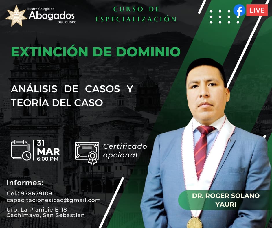 Extinción de Dominio - Sesión III